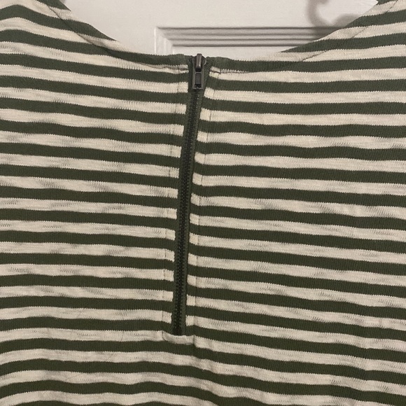 Merona green and white striped shirt - Picture 4 of 5
